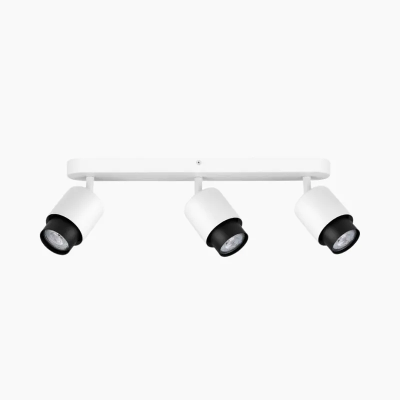 Oferta Potrójna lampa sufitowa Yapacani 3 na białym stelażu