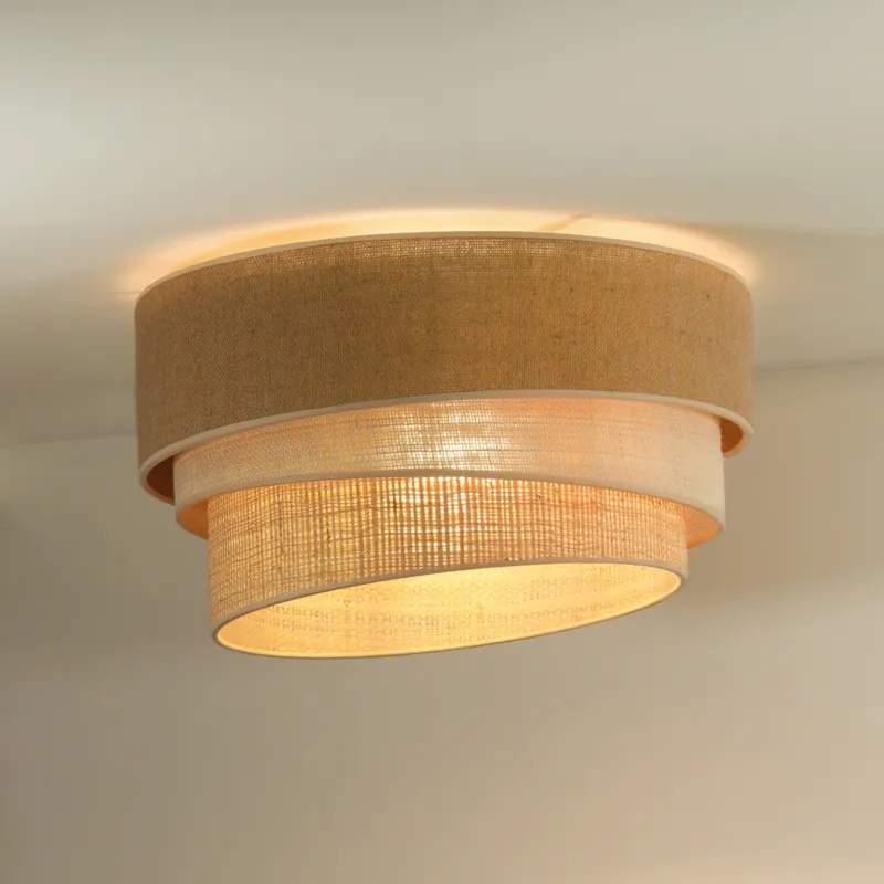 Lampa sufitowa Yute Trio w naturalnym kolorze Wybór klientów