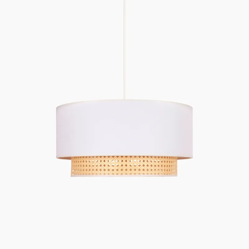 Tkaninowa lampa wisząca Boho – eco beż Do wyczerpania zapasów