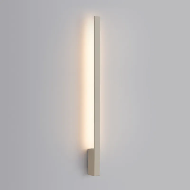Jasnobeżowa lampa ścienna typu listwa LED Lahti L Super okazja