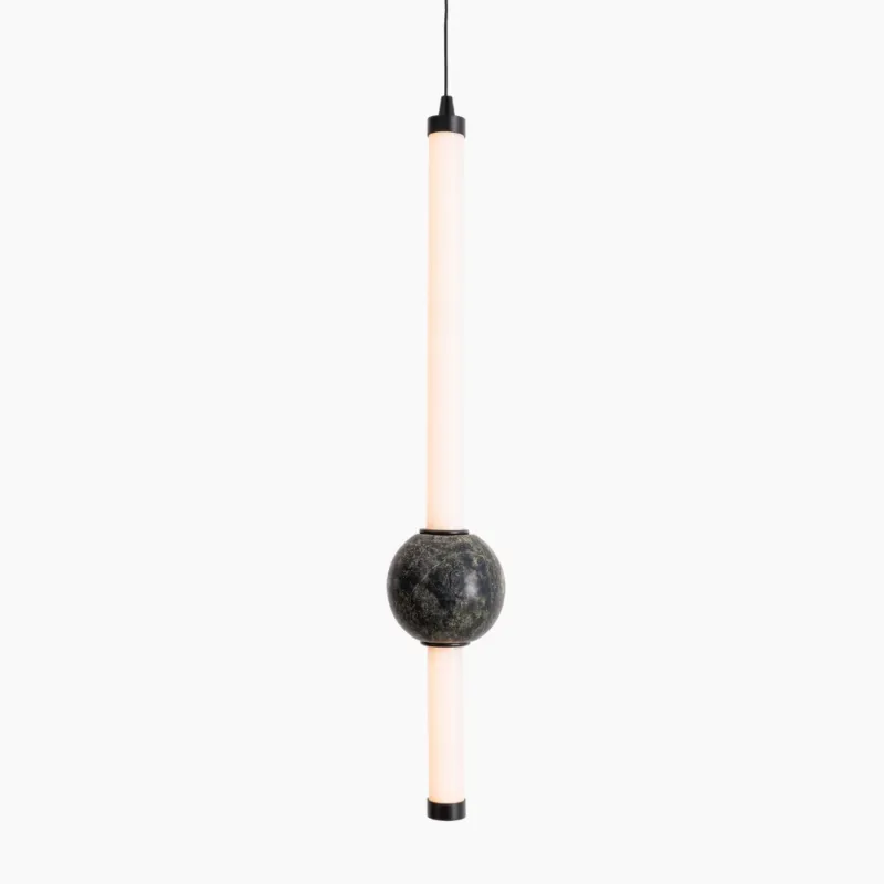 Elegancka lampa wisząca Verdes A z dekoracyjnym kamieniem Zniżka