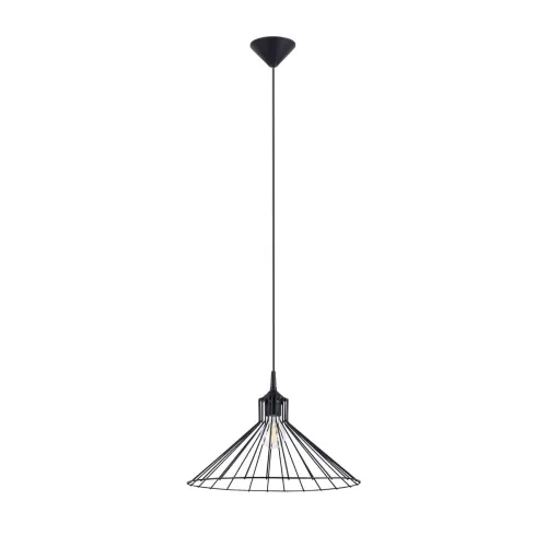 Oferta czasowa Lampa wisząca ze stalowym kloszem klatką Sollux Lighting SL.1186 Powder Blue EDA 1xE27 86cm