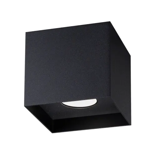 Tylko dziś Lampa sufitowa plafon kwadrat Sollux Lighting SL.1277 Deep Space HATI czarny 1xGU10