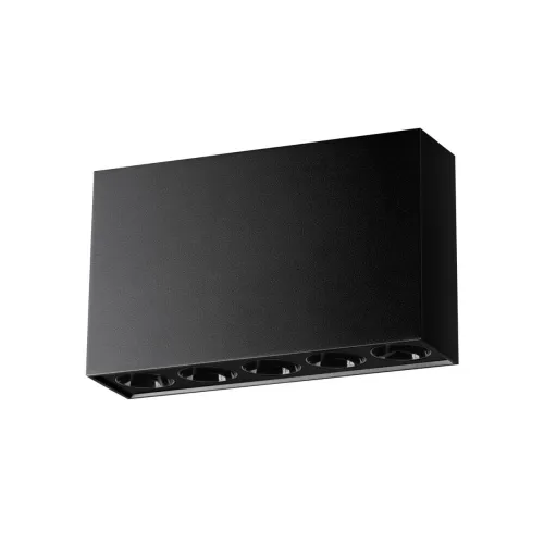 Bezpieczne zakupy Plafon sufitowy w kształcie prostokąta w stylu loftowym Sollux Lighting SL.1212 Deep Space SOLE czarny LED 11W 4000K