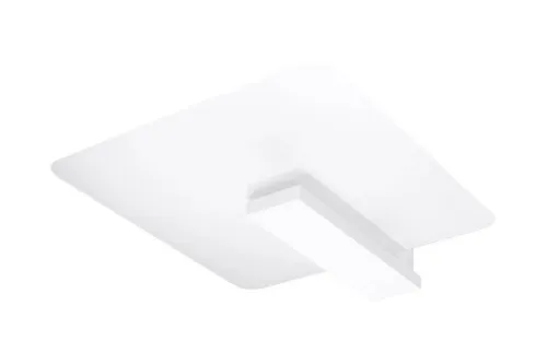 Plafon sufitowy drewniany ze szklanym kloszem Sollux Lighting SL.1093 Peach Puff LAPPO biały 2xE27 Bezpieczna płatność