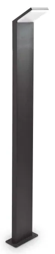Antracytowy słupek alumioniowy lampa stojąca zewnętrzna do ogrodu Ideal Lux 246871 Style pt h100 3000K LED 9W Hit cenowy