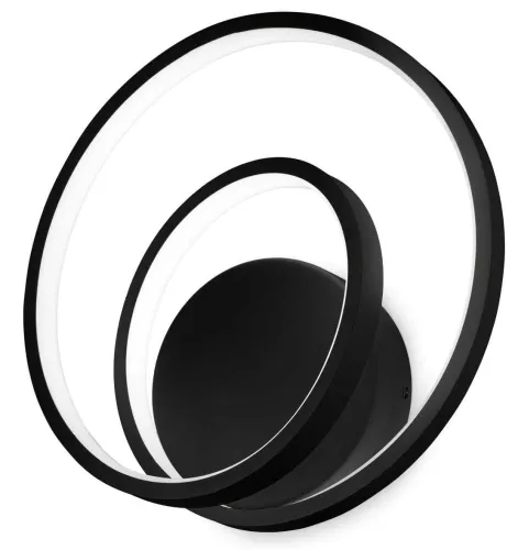 Czarna cylindryczna lampa ścienna kinkiet nowoczesny Ideal Lux 269399 Oz ap on-off LED 28W 3000K Wysoka jakość