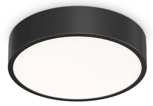 Sprawdź teraz Mała lampa sufitowa okrągła plafon z czarną obręczą Ideal Lux 327563 Ray pl d30 LED 13W 3000-4000K 30cm