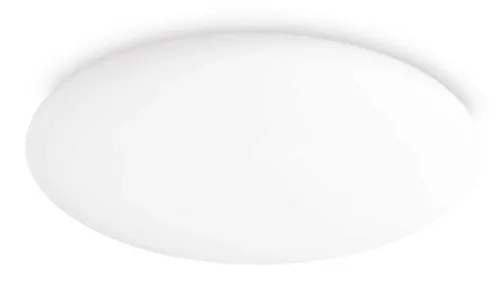 Bestseller Biały okragły plafon szklany lampa sufitowa Ideal Lux 261164 Level pl d40 LED 22.5W 3000K 40cm