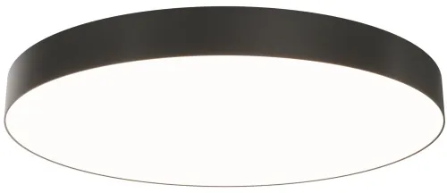 Premium Czarny okrągły nowoczesny plafon Maytoni C032CL-90W3K-RD-B Zon 90W 3000K 60cm x 6cm