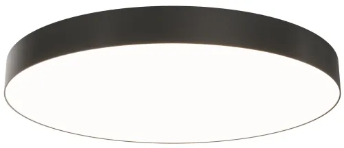 Ostatnie sztuki Czarny okrągły nowoczesny plafon Maytoni C032CL-45W3K-RD-B Zon 45W 3000K 40cm x 6cm