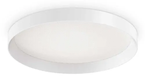 Wyprzedaż Mała biała lampa sufitowa plafon łazienkowy aluminiowy Ideal Lux 270272 Fly pl d35 3000K LED 18W 35cm