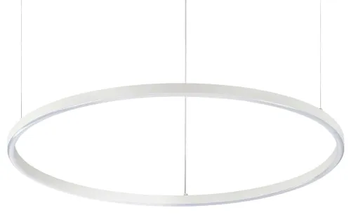 Lampa wisząca na linkach cienka okrągła rama biała Ideal Lux 304403 Oracle slim sp d070 round 3000K dali LED 39W 70cm Tani