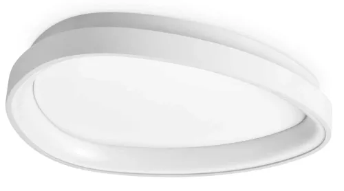 Plafon biały lampa sufitowa owalna Ideal Lux 328010 Gemini pl d042 on-off LED 23W 3000K 42.5cm Zamów dziś