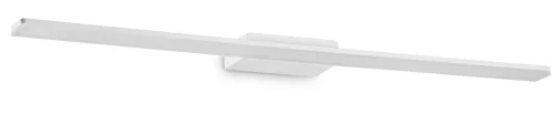 Sprawdź teraz Biała aluminiowa lampa ścienna łazienkowa kinkiet liniowy Ideal Lux 287676 Make-up ap d90 LED 27W 3000K