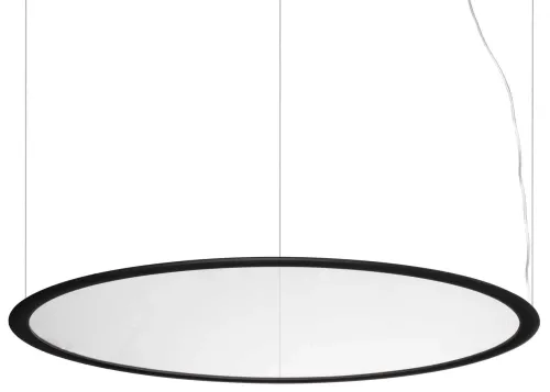 Okrągła lampa wisząca na linkach z przezroczystym akrylowym kloszem Ideal Lux 314037 Orbit sp d93 LED 61W 3000K 93cm Wyprzedaż