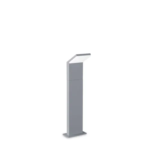 Szara lampa zewnętrzna do ogrodu słupek Ideal Lux 322544 Style pt h050 4000K LED 9W Ostatnia szansa