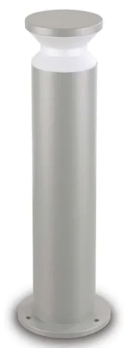 Szara zewnętrzna lampa stojąca słupek ogrodowy Ideal Lux 321905 Torre pt1 h60 E27 Wyprzedaż