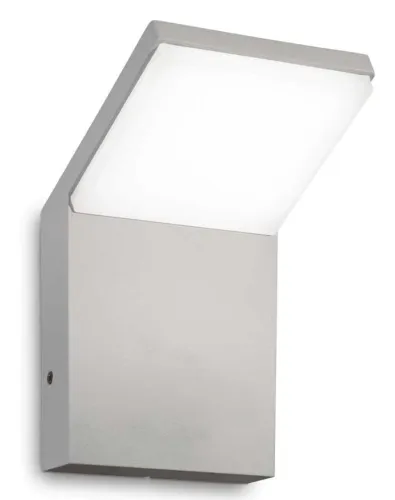 Szary kinkiet lampa ścienna zewnętrzna na elewację Ideal Lux 322650 Style ap 3000K LED 9W Wyjątkowa oferta