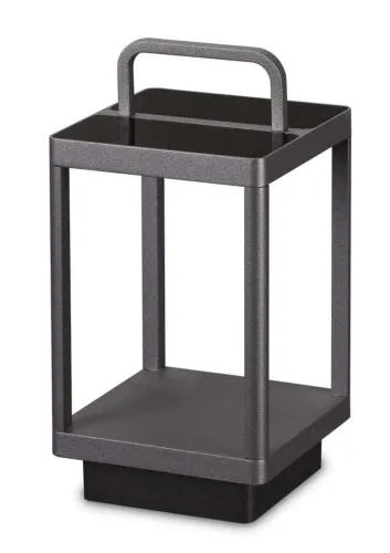 Antracytowa lampa stołowa zewnętrzna przenośna latarka Ideal Lux 250878 Stardust tl h35 LED 3W 3000K Ekspresowa dostawa