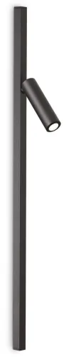 Okazja Kinkiet czarna lampa ścienna aluminiowa listwa z reflektorem Ideal Lux 271880 Syntesi ap linear LED 3W 3000K