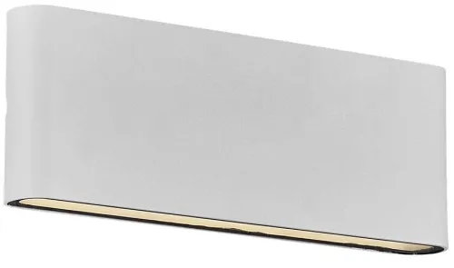 Zewnętrzna lampa ścienna kinkiet na elewację Nordlux 2118181001 Kinver 26 LED 10W 3000K IP54 9cm x 26cm biały Nowość