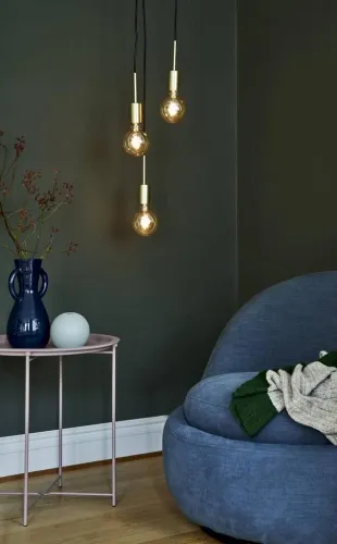 Szybka wysyłka Lampa Wisząca Potrójna Nordlux 2112063035 Paco 3xE27 18cm x 217cm mosiądz