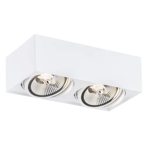 Biała lampa sufitowa punktowa prostokąt 15x30cm Argon 1048 Rodos 2xES111 Zamów teraz