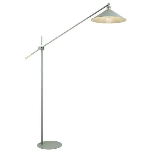 Niska cena Duża lampa stojąca podłogowa Argon 4733 Nashville E27 220cm szałwia mosiądz