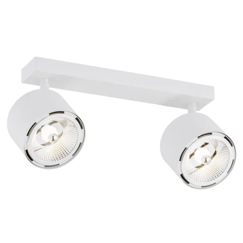 Obniżka ceny Lampa sufitowa punktowa spot Argon 1031 Clevland 2xES111 47cm biały z żarówkami