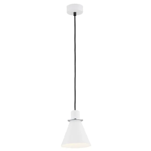 Ograniczona ilość Lampa wisząca Argon 4681 Beverly E27 14cm x 100cm biały struktura chrom