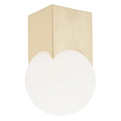 Oferta czasowa Lampa sufitowa z szklaną kulą Argon 4712 Austin E14 biały klosz i mosiądz szczotkowany