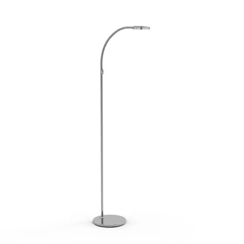 Srebrna regulowana lampa podłogowa ledowa Steinhauer 2990ST Turound Light color LED 10W 3000K 145cm Nowość