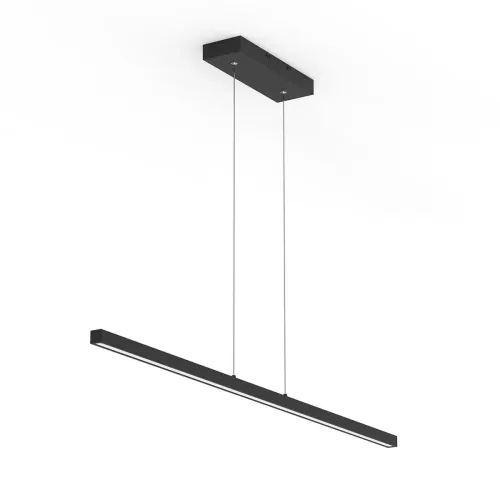 Czarna nowoczesna lampa wisząca listwa Mexlite 2745ZW Light stripe LED 20W 2700K 114cm Obniżka ceny