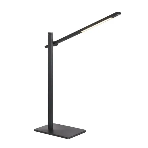 Czarna regulowana nowoczesna lampa biurkowa ledowa Mexlite 2689ZW Stekk LED 9W 2700K 70cm Hit sprzedaży
