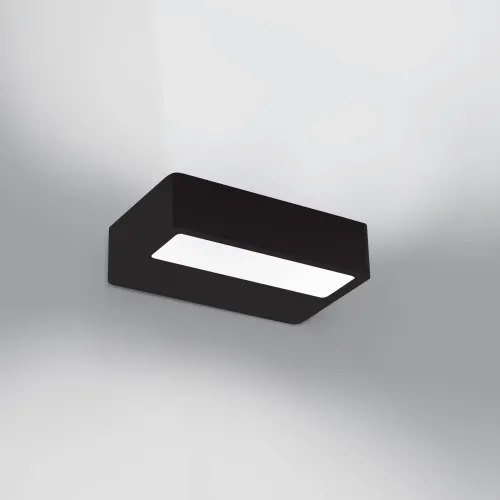 Czarny prostokątny kinkiet z światłem w górę i dół Vivida International 0035.11.NE Block LED 16W 3000K 17,6cm Najlepsza cena