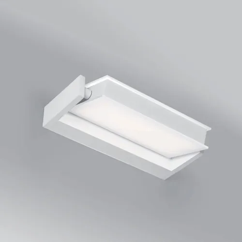 Szybka dostawa Biały prostokątny nachylany kinkiet Vivida International 0039.11.BI W Axella LED 18W 3000K 25cm