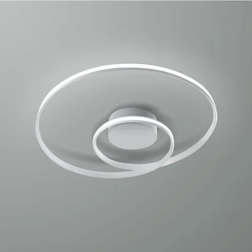 Bestseller Biała lampa sufitowa spiralna obręcz Vivida International 0032.20.BI DIM N Circuit LED 40W 4000K 65cm ściemnialna