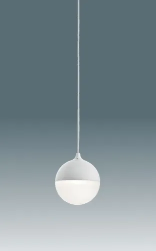 Oferta czasowa Biała lampa wisząca z małym kloszem kulą Vivida International 0021.30 Skyfall LED 6W 3000K CRI90 8cm