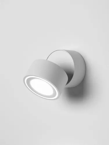 Biała lampa tuba spot przechylana Vivida International 0008.22.BI Cyber LED 11,5W 3000K 10cm 45stopni Promocja