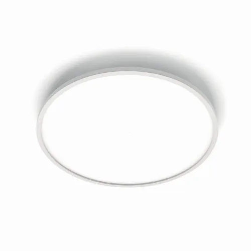 Hit sprzedaży Szeroki biały okrągły płaski plafon Vivida International 0004.21 Halo LED 49W 3000K 61cm