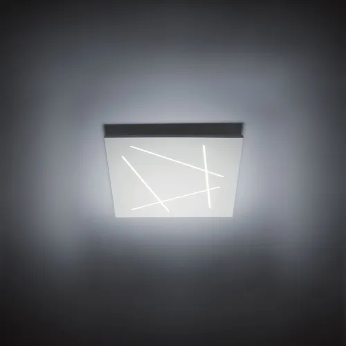 Dodaj do koszyka Biały kwadratowy nowoczesny plafon Vivida International 0002.20.BI W Flat LED 31W 3000K 35cm x 4cm