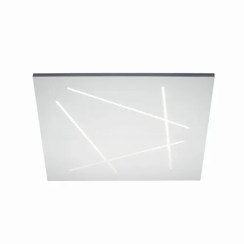 Dodaj do koszyka Biały nowoczesny plafon lampa sufitowa kwadratowa Vivida International 0002.22.BI W Flat LED 51W 3000K 60cm