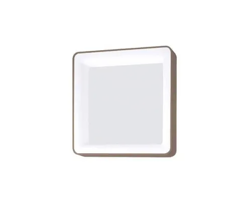 Ostatnia szansa Beżowo piaskowy kwadratowy zaoblony plafon Vivida International 0044.22.SA Inner S LED 32W 3000K 40cm