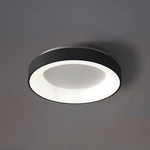 Czarny okrągły plafon z białym spodem Vivida International 0043.21.NE DIM WN Inner R LED 50W 3000K 60cm ścimenialny Tylko do końca tygodnia