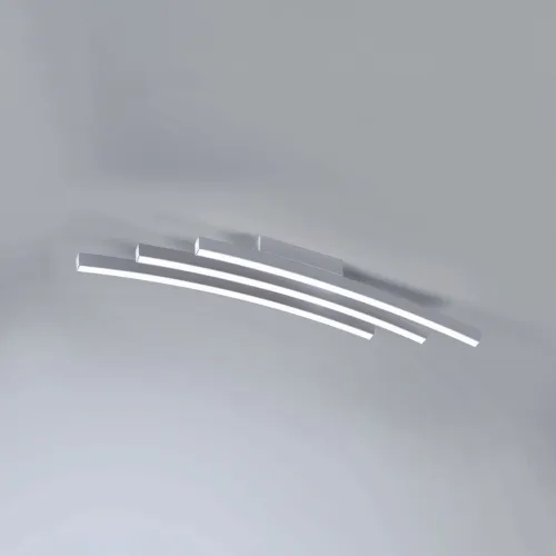 Biała lampa sufitowa trzy lekko pochylone listwy Vivida International 0041.20.BI Bow LED 36W 3000K 80cm Zamów teraz