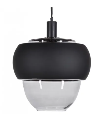 Lampa wisząca szklany klosz z czarnym pasem 4Concepts Z205112000 Ariel E27 35cm x 232cm Najlepsza cena