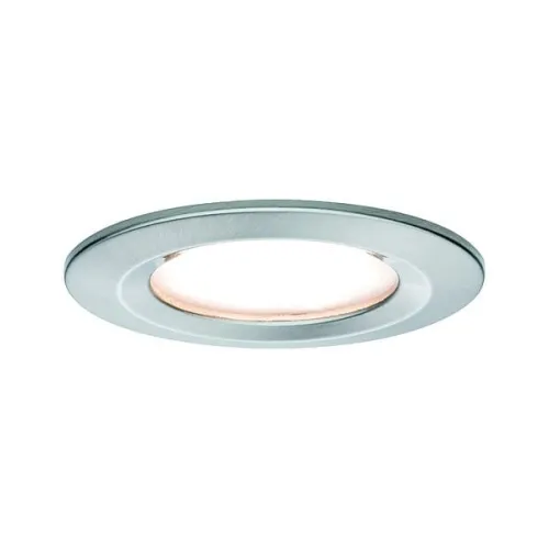 Okazja Oprawa do wbudowania NOVA COIN LED DIM stała 6W 470lm 78mm 2700K IP44 230V szczotkowane żelazo Paulmann PL93493
