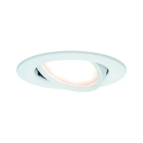 Oprawa do wbudowania NOVA COIN LED wychylna 6W 470lm 84mm 2700K IP23 230V biały mat Paulmann PL93448 Kup online