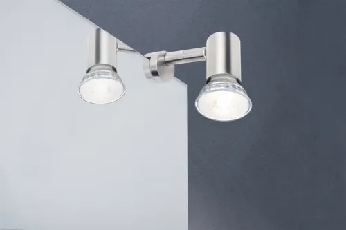 Okazja Oprawa ścienna SIMPLO LED GU10 5.3W 2700K 230V żelazo szczotkowane / metal Paulmann PL99905
